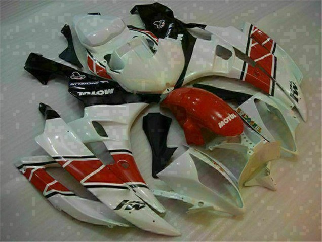 ABS 2006-2007 Red White Yamaha YZF R6 Replacement Fairings Canada ABS 2006-2007 Red White Yamaha YZF R6 Replacement Fairings Canada