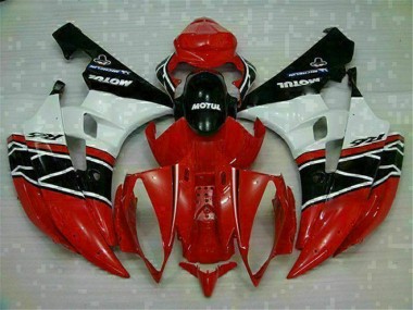 ABS 2006-2007 Red White Yamaha YZF R6 Motorcycle Fairings Canada