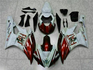 ABS 2006-2007 Brown White Yamaha YZF R6 Motorcycle Fairing Kit Canada