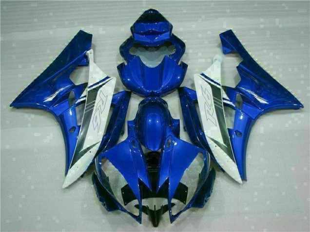 ABS 2006-2007 Blue White Yamaha YZF R6 Bike Fairings Canada ABS 2006-2007 Blue White Yamaha YZF R6 Bike Fairings Canada
