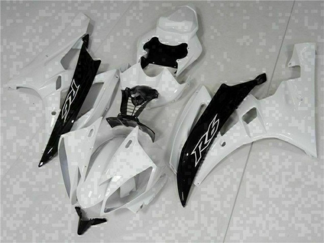 ABS 2006-2007 White Black Yamaha YZF R6 Bike Fairings Canada ABS 2006-2007 White Black Yamaha YZF R6 Bike Fairings Canada