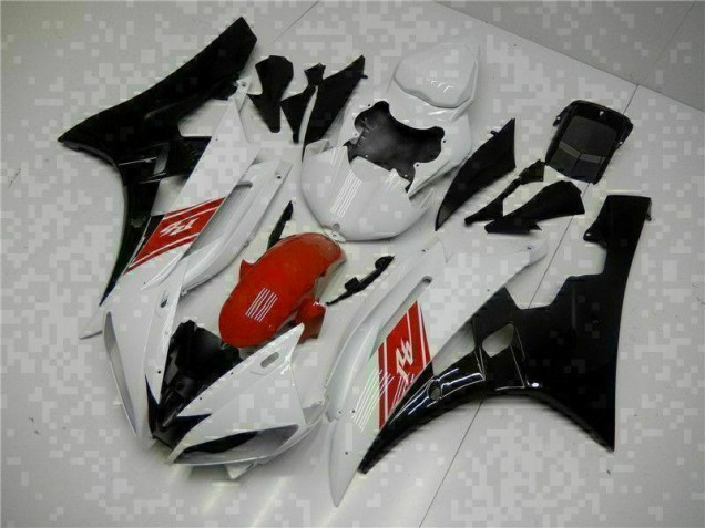 ABS 2006-2007 White Black Yamaha YZF R6 Motorbike Fairing Canada ABS 2006-2007 White Black Yamaha YZF R6 Motorbike Fairing Canada