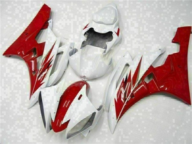 ABS 2006-2007 Red White Yamaha YZF R6 Motorcycle Bodywork Canada ABS 2006-2007 Red White Yamaha YZF R6 Motorcycle Bodywork Canada