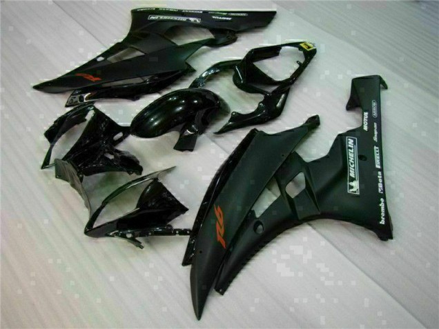 ABS 2006-2007 Black Yamaha YZF R6 Motorbike Fairing Kits Canada ABS 2006-2007 Black Yamaha YZF R6 Motorbike Fairing Kits Canada