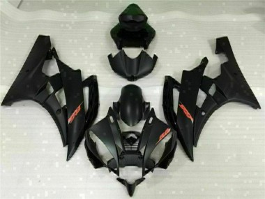 ABS 2006-2007 Black Yamaha YZF R6 Replacement Fairings Canada