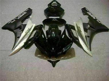 ABS 2006-2007 Silver Black Yamaha YZF R6 Motor Fairings Canada