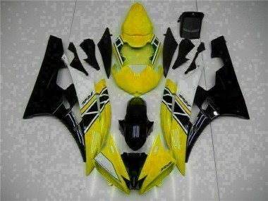ABS 2006-2007 Yellow Black Yamaha YZF R6 Motorcycle Fairing Kit Canada