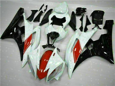 ABS 2006-2007 White Yamaha YZF R6 Replacement Motorcycle Fairings Canada