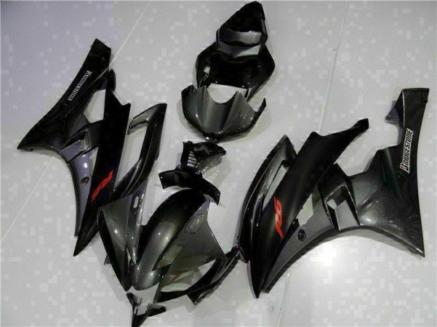 ABS 2006-2007 Grey Black Yamaha YZF R6 Motorcycle Bodywork Canada ABS 2006-2007 Grey Black Yamaha YZF R6 Motorcycle Bodywork Canada