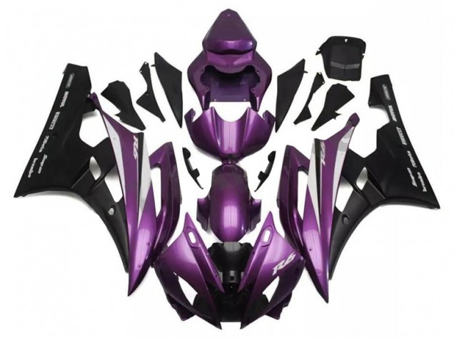 ABS 2006-2007 Purple Black Yamaha YZF R6 Motorcylce Fairings Canada ABS 2006-2007 Purple Black Yamaha YZF R6 Motorcylce Fairings Canada