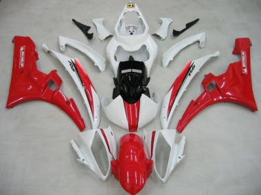 ABS 2006-2007 White Red Michelin Yamaha YZF R6 Motorcylce Fairings Canada