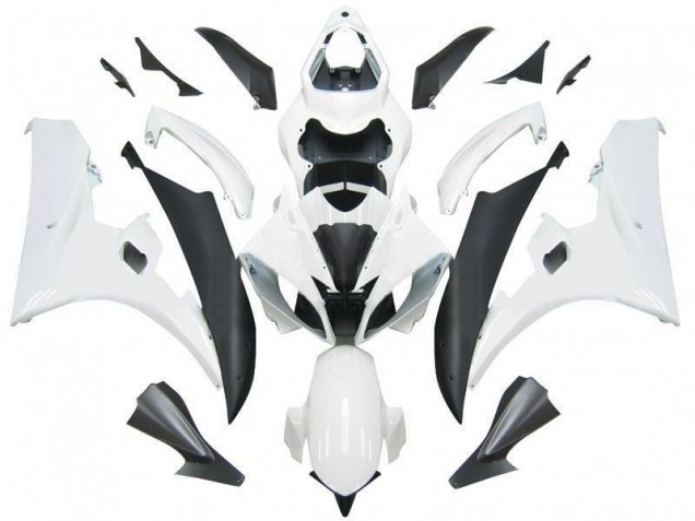 ABS 2006-2007 White Black Yamaha YZF R6 Motorcycle Fairings Canada ABS 2006-2007 White Black Yamaha YZF R6 Motorcycle Fairings Canada