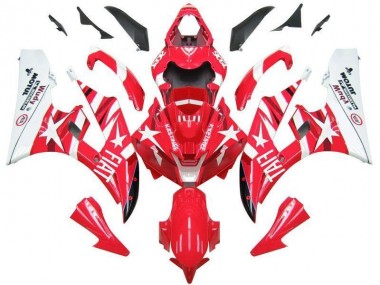 ABS 2006-2007 Red White Star Fiat Yamaha YZF R6 Motorbike Fairings Canada
