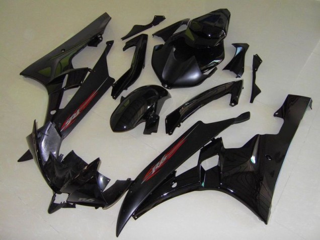 ABS 2006-2007 OEM Style Black Yamaha YZF R6 Motorcycle Fairings Canada ABS 2006-2007 OEM Style Black Yamaha YZF R6 Motorcycle Fairings Canada