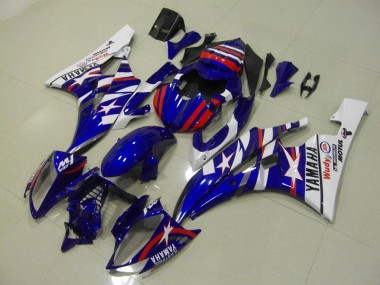 ABS 2006-2007 Red Blue Star Yamaha YZF R6 Bike Fairings Canada
