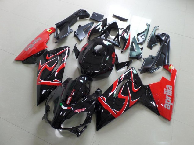ABS 2006-2011 Black and Red Aprilia RS125 Motor Fairings Canada ABS 2006-2011 Black and Red Aprilia RS125 Motor Fairings Canada