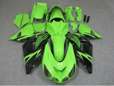 ABS 2006-2011 Green Black Kawasaki ZX14R ZZR1400 Bike Fairings Canada