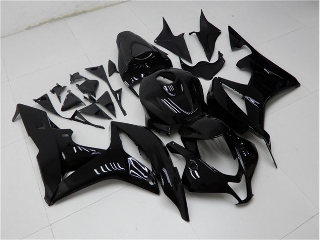 ABS 2007-2008 Glossy Black Honda CBR600RR Bike Fairings Canada ABS 2007-2008 Glossy Black Honda CBR600RR Bike Fairings Canada