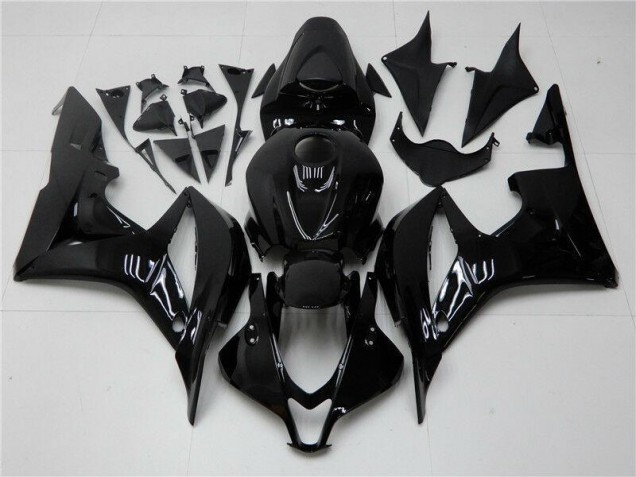 ABS 2007-2008 Glossy Black Honda CBR600RR Bike Fairings Canada ABS 2007-2008 Glossy Black Honda CBR600RR Bike Fairings Canada