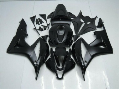 ABS 2007-2008 Black Honda CBR600RR Bike Fairing Kit Canada