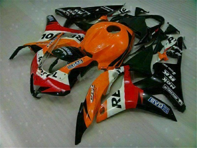 ABS 2007-2008 Orange Black Repsol Honda CBR600RR Motorcycle Replacement Fairings Canada ABS 2007-2008 Orange Black Repsol Honda CBR600RR Motorcycle Replacement Fairings Canada