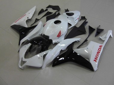 ABS 2007-2008 Pearl White Black Honda CBR600RR Bike Fairings Canada
