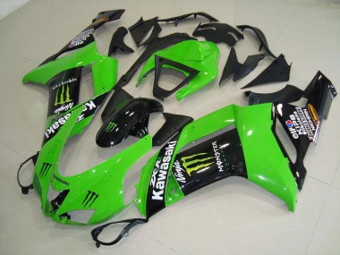 ABS 2007-2008 Monster Green Kawasaki ZX6R Motorcycle Replacement Fairings Canada