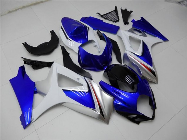 ABS 2007-2008 Blue White Suzuki GSXR 1000 K7 Motorcycle Fairings Canada ABS 2007-2008 Blue White Suzuki GSXR 1000 K7 Motorcycle Fairings Canada