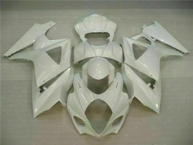 2007-2008 White Suzuki GSXR 1000 K7 Motorcycle Fairing Canada