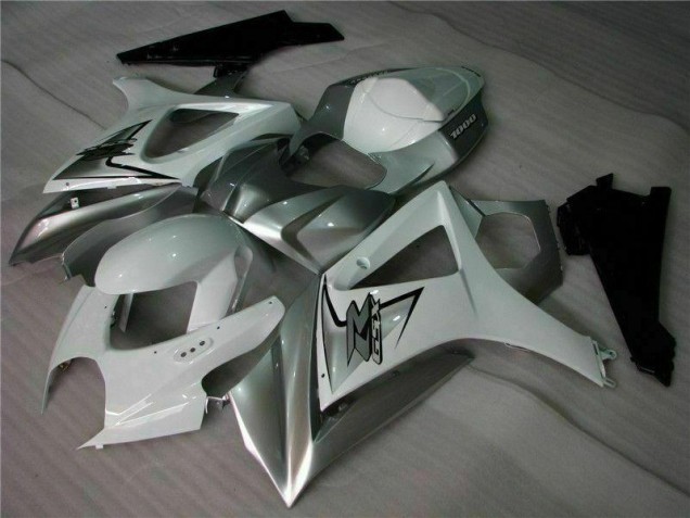 ABS 2007-2008 Silver White Suzuki GSXR 1000 K7 Motorbike Fairing Canada ABS 2007-2008 Silver White Suzuki GSXR 1000 K7 Motorbike Fairing Canada