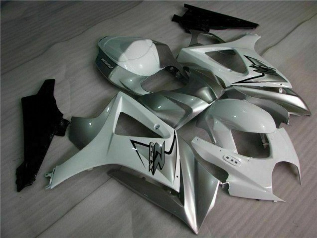 ABS 2007-2008 Silver White Suzuki GSXR 1000 K7 Motorbike Fairing Canada ABS 2007-2008 Silver White Suzuki GSXR 1000 K7 Motorbike Fairing Canada