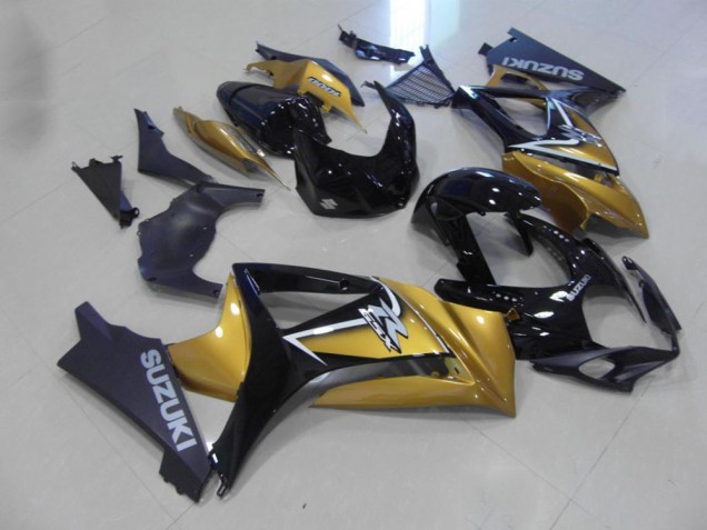 ABS 2007-2008 Gold Black Suzuki GSXR 1000 K7 Replacement Fairings Canada ABS 2007-2008 Gold Black Suzuki GSXR 1000 K7 Replacement Fairings Canada
