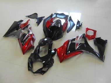 2007-2008 Red Black No Sticker Suzuki GSXR 1000 K7 Motorbike Fairings Canada