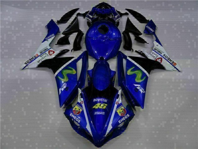 ABS 2007-2008 Blue Yamaha YZF R1 Motorcyle Fairings Canada