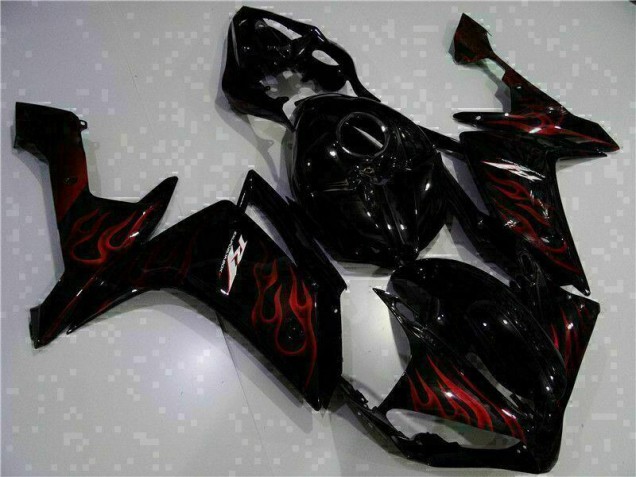 ABS 2007-2008 Black Yamaha YZF R1 Motorcylce Fairings Canada ABS 2007-2008 Black Yamaha YZF R1 Motorcylce Fairings Canada