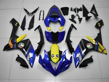 ABS 2007-2008 Blue Shark Yamaha YZF R1 Motorcycle Fairing Kit Canada