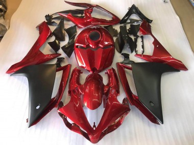 ABS 2007-2008 Matte Black Red Yamaha YZF R1 Motorbike Fairing Kits Canada