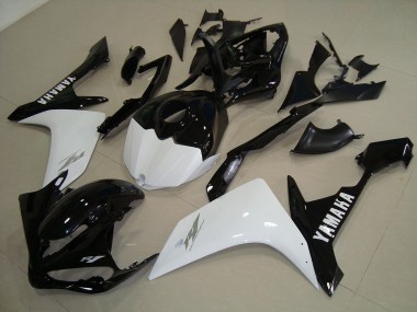 ABS 2007-2008 Black White Gold Yamaha YZF R1 Replacement Fairings Canada