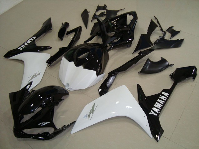 ABS 2007-2008 Black White Gold Yamaha YZF R1 Replacement Fairings Canada ABS 2007-2008 Black White Gold Yamaha YZF R1 Replacement Fairings Canada