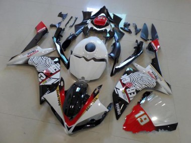 ABS 2007-2008 Black White Red Yamaha YZF R1 Motor Fairings Canada
