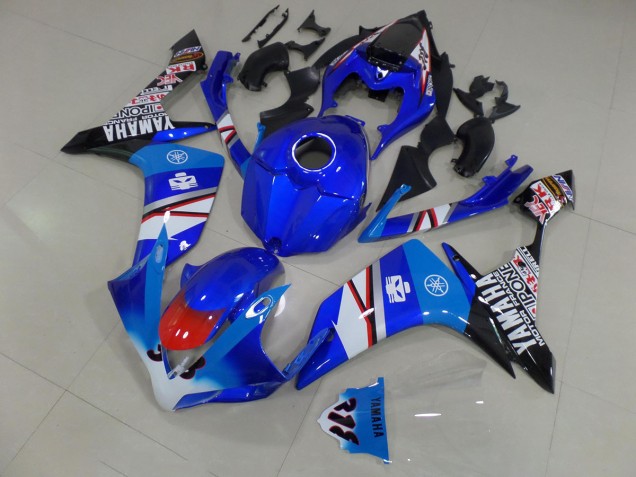 ABS 2007-2008 Blue White Black Stickers Yamaha YZF R1 Motorcycle Fairing Canada