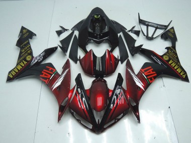ABS 2007-2008 Dark Glossy Black Yamaha YZF R1 Motorcycle Fairing Kits Canada
