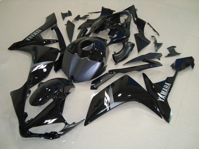 ABS 2007-2008 Glossy Black White Yamaha YZF R1 Bike Fairings Canada ABS 2007-2008 Glossy Black White Yamaha YZF R1 Bike Fairings Canada
