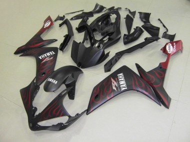 ABS 2007-2008 Matte Red Flame Yamaha YZF R1 Motor Bike Fairings Canada