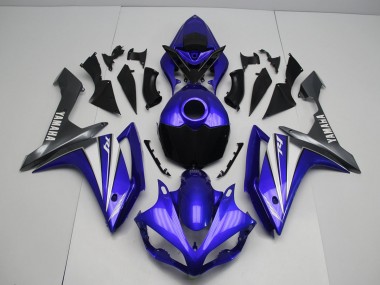 ABS 2007-2008 Blue White Yamaha YZF R1 Bike Fairing Kit Canada
