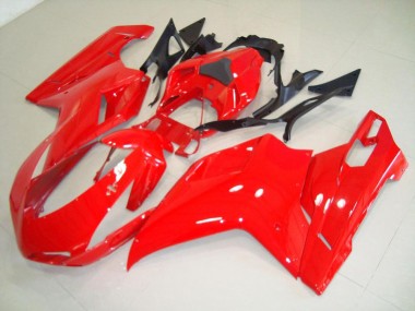 2007-2014 Red Ducati 848 1098 1198 Motorbike Fairing Kits Canada