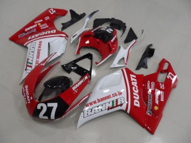 2007-2014 Banner 27 Ducati 848 1098 1198 Motorcycle Fairings Kits Canada