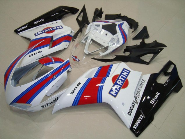 2007-2014 Martini Ducati 848 1098 1198 Motorcycle Fairing Kits Canada