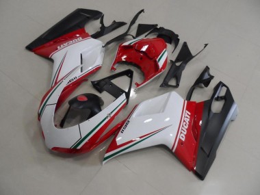 2007-2014 Red White Ducati 848 1098 1198 Replacement Motorcycle Fairings Canada
