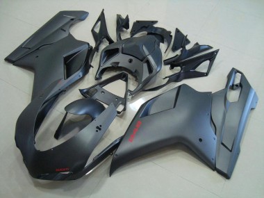 ABS 2007-2014 Matte Black Ducati 848 1098 1198 Motorcycle Fairings Kit Canada